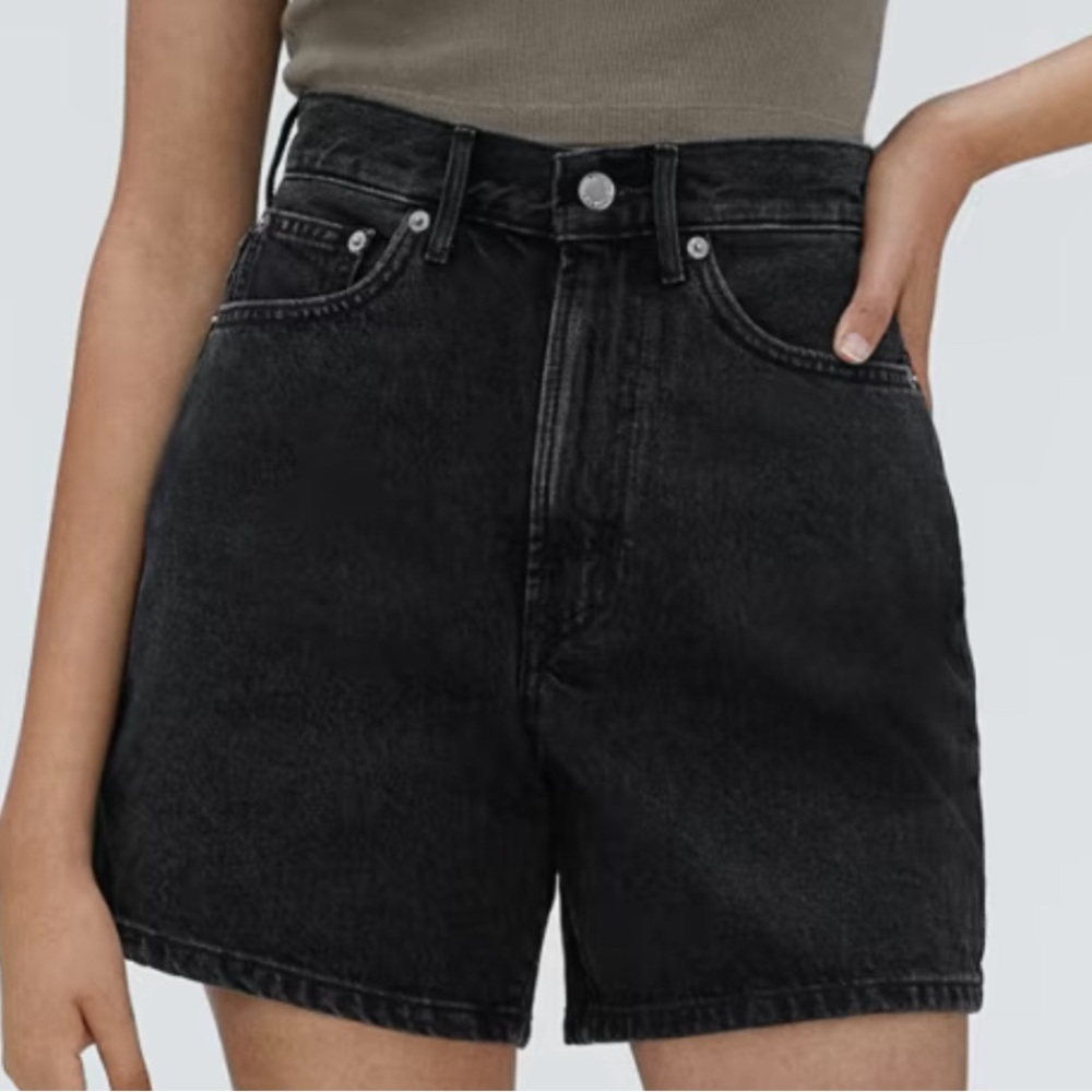 Everlane A-Line Denim Shorts